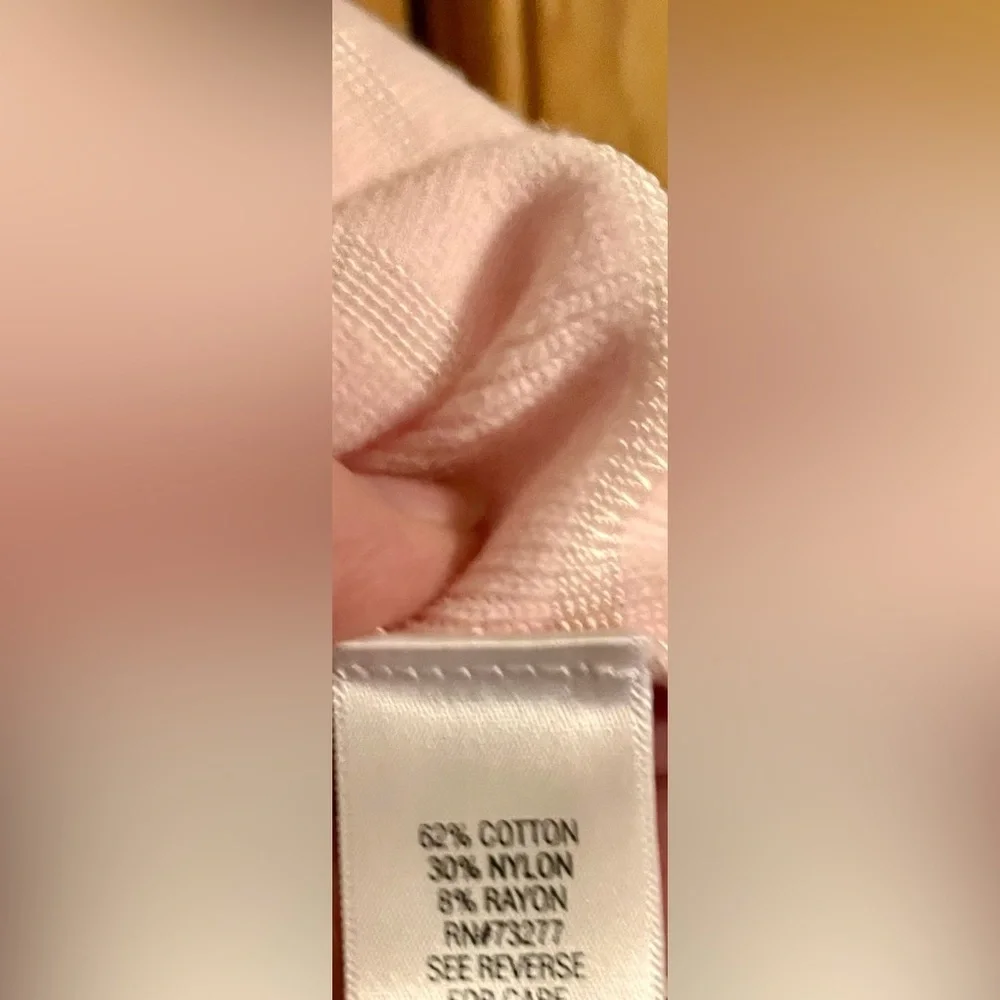 Croft & Barrow Pink V-Neck Cardigan Sweater Size Large Pastel Coquette Preppy - Picture 8 of 11